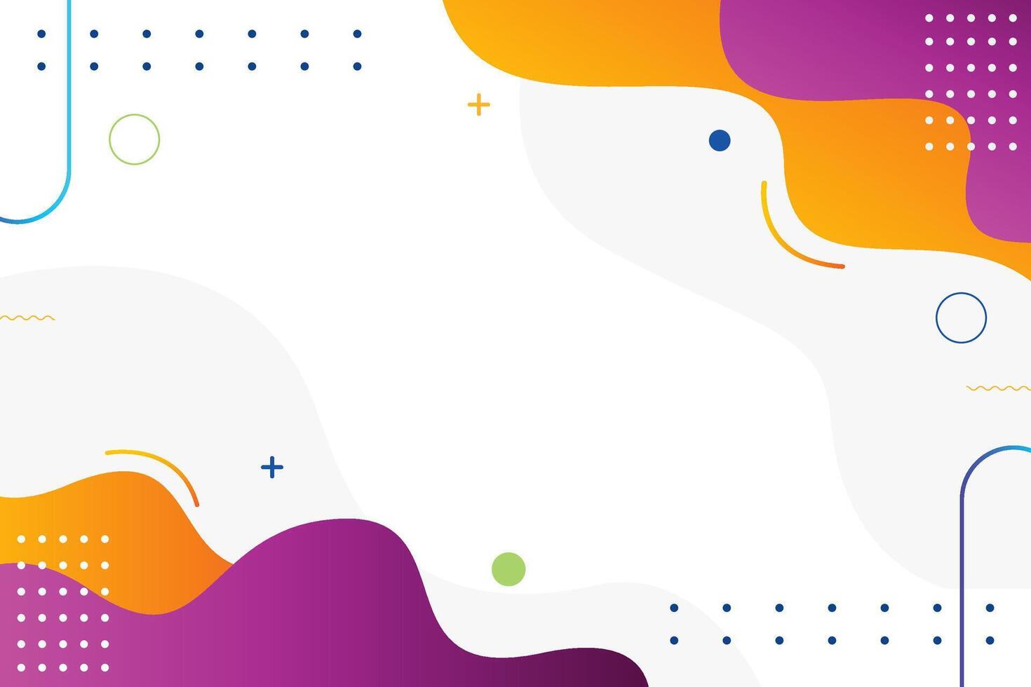 Vibrant abstract background with fluid shapes great for websites, presentations, and marketing materials vector