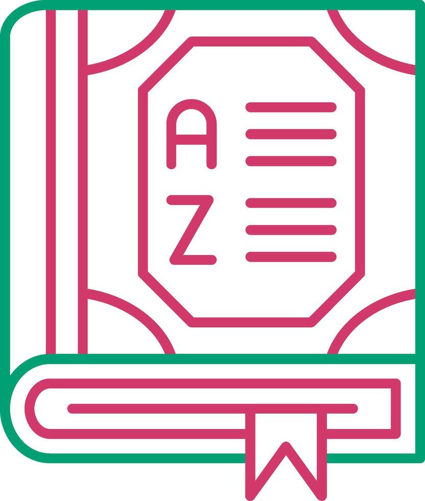 Dictionary Reference Book Resource vector