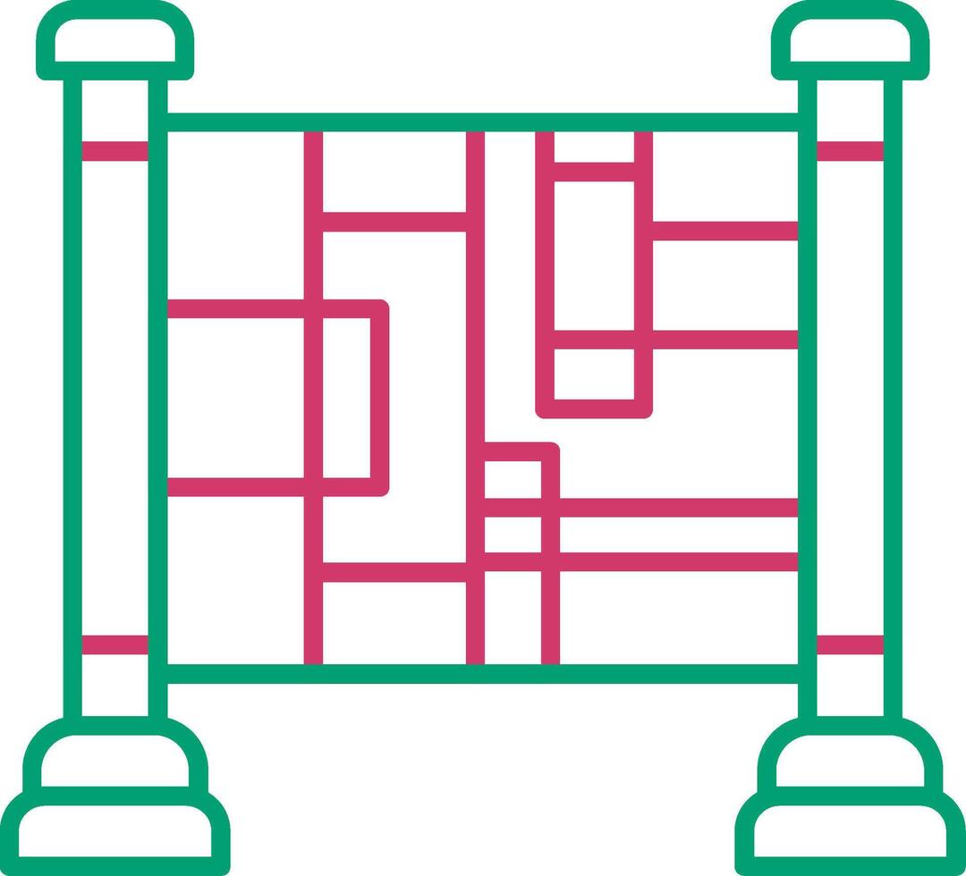 Map Navigation Direction Guide vector