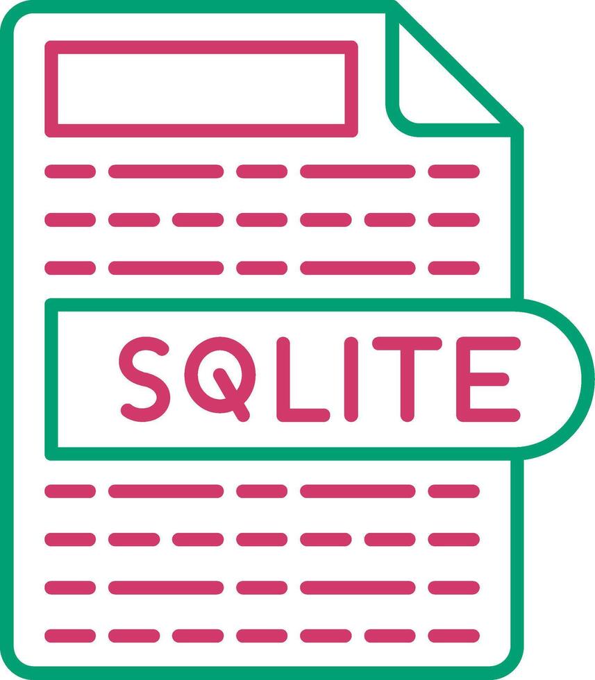 sqlite base de datos archivo formato vector