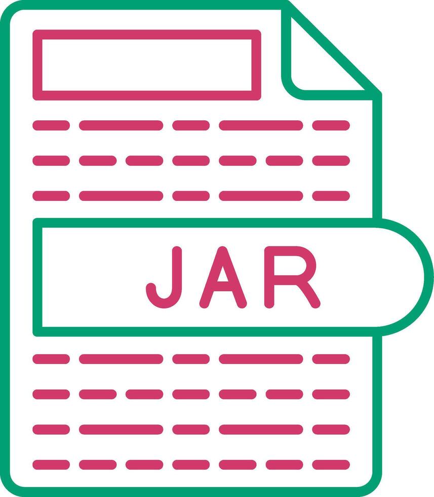 tarro Java archivo archivo vector