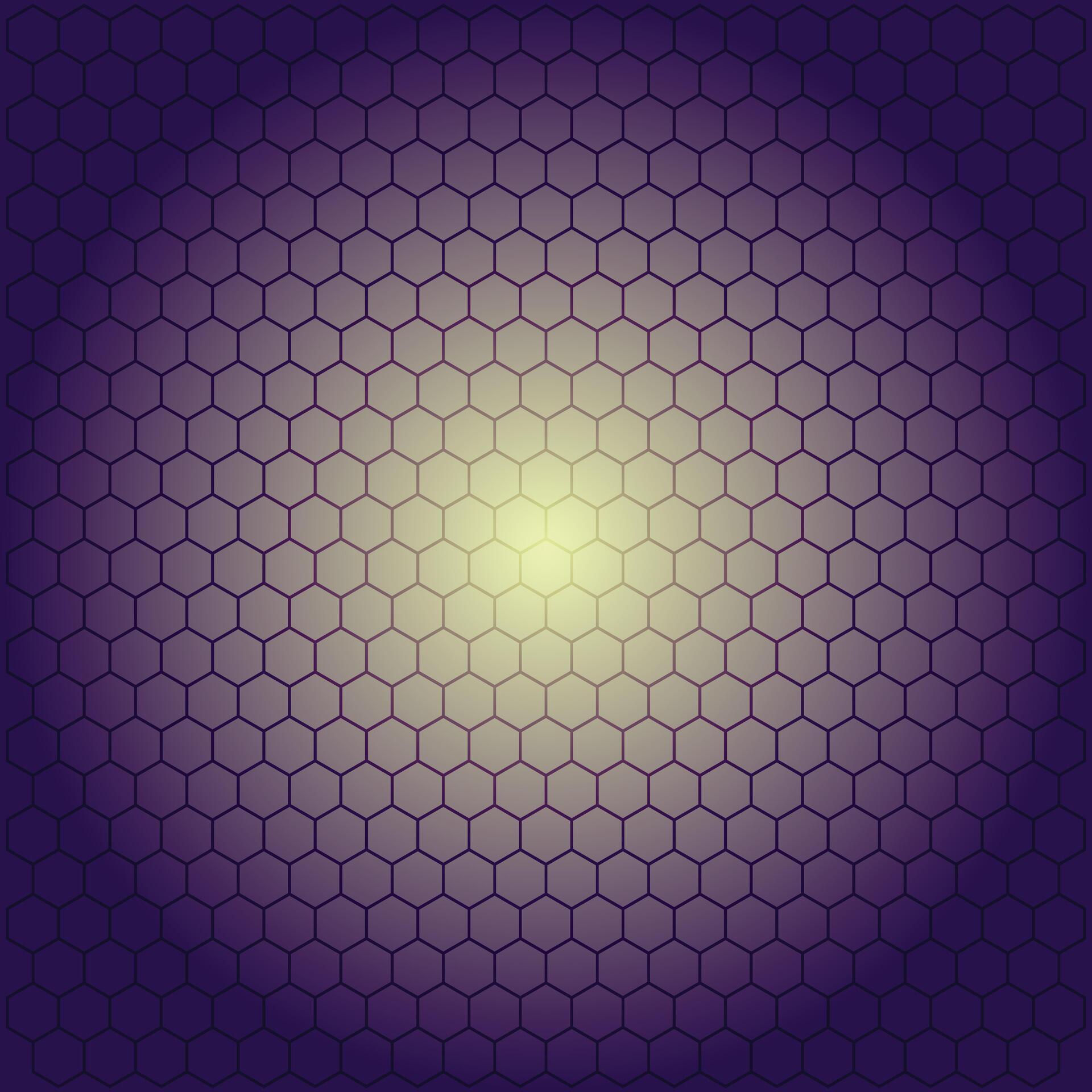 Abstract Hexagonal Pattern Background with a Gradient Light Effect ...