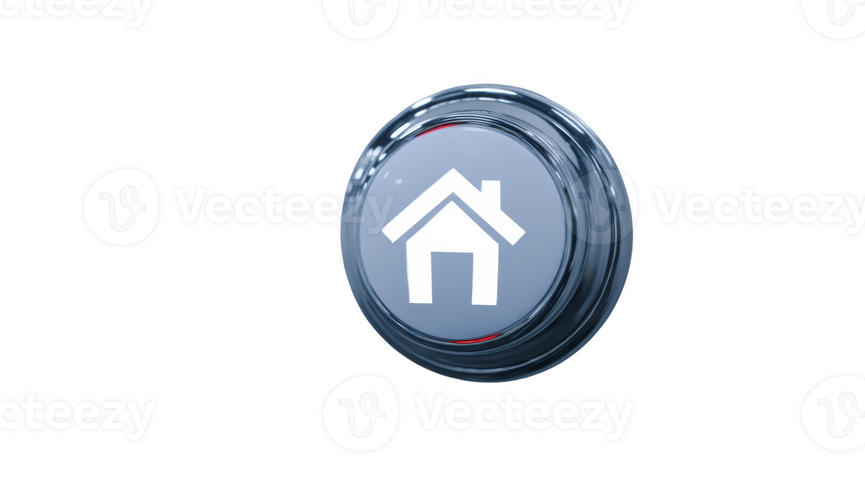 Home icon glossy button digital interface modern design blue color round shape technology user interface web symbol navigation png