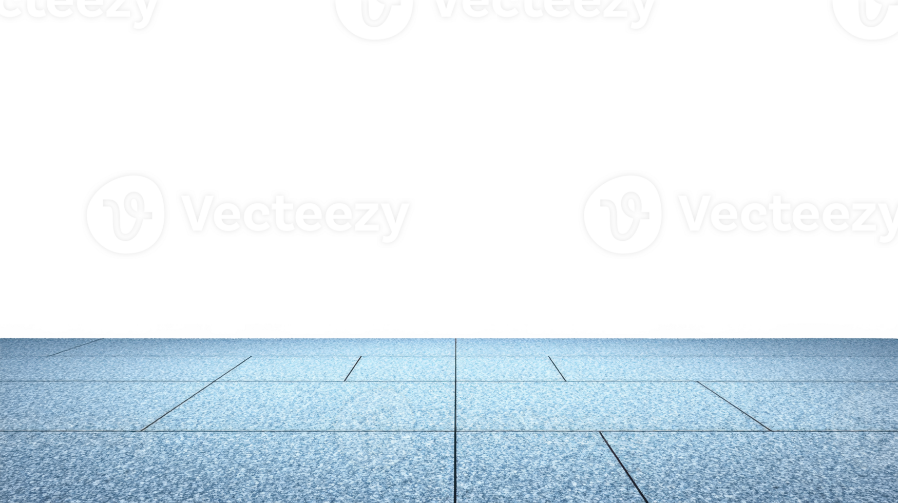 Empty blue stone floor with clean tile pattern and transparency background, modern minimalistic style, suitable for product display or presentation, calm and neutral atmosphere png