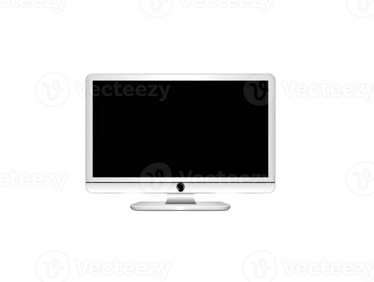 moderno computador monitor plano tela prata quadro, Armação em branco exibição isolado em transparente fundo digital dispositivo tecnologia mínimo Projeto Área de Trabalho área de trabalho png