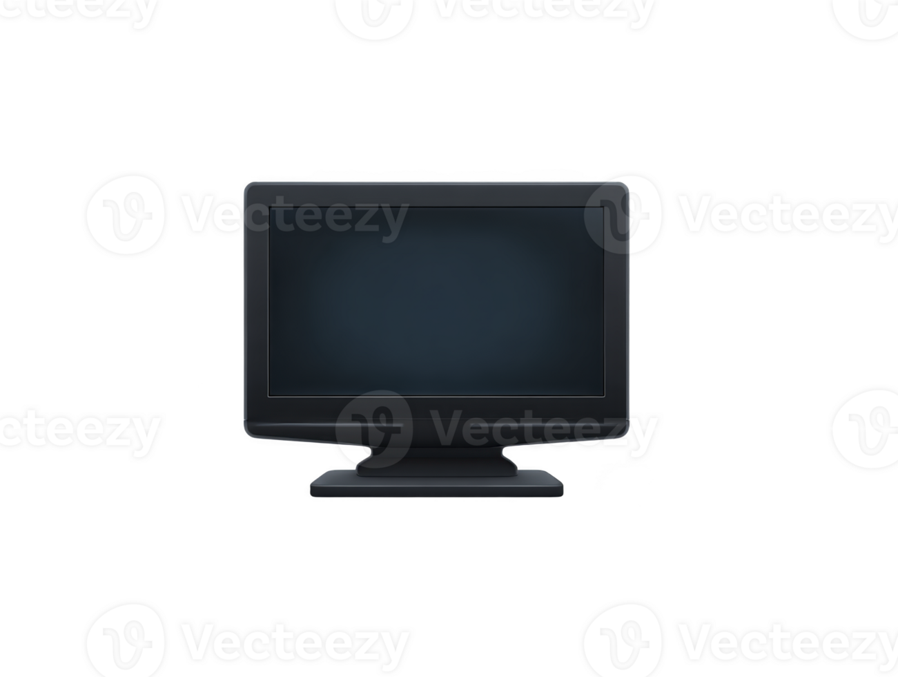 computador monitor tela exibição tecnologia eletrônico dispositivo Área de Trabalho Preto isolado Preto computador monitor com em branco tela, isolado transparência fundo, moderno tecnologia dispositivo para escritório png