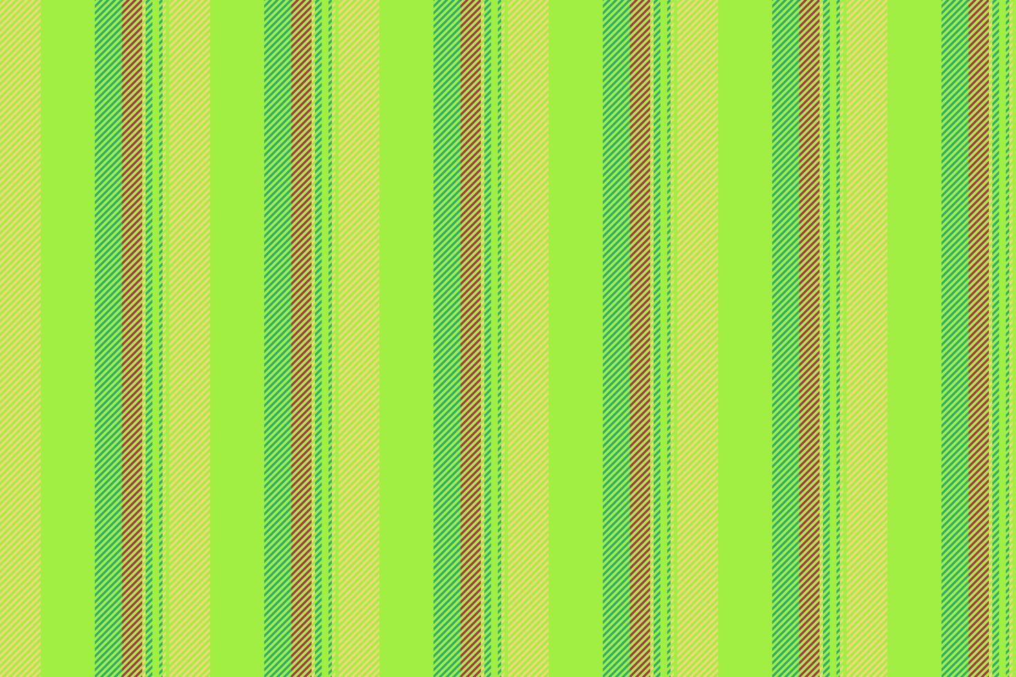 Gutfit textile texture, kit vertical seamless background. Cong stripe pattern fabric lines in green and amber colors. vector