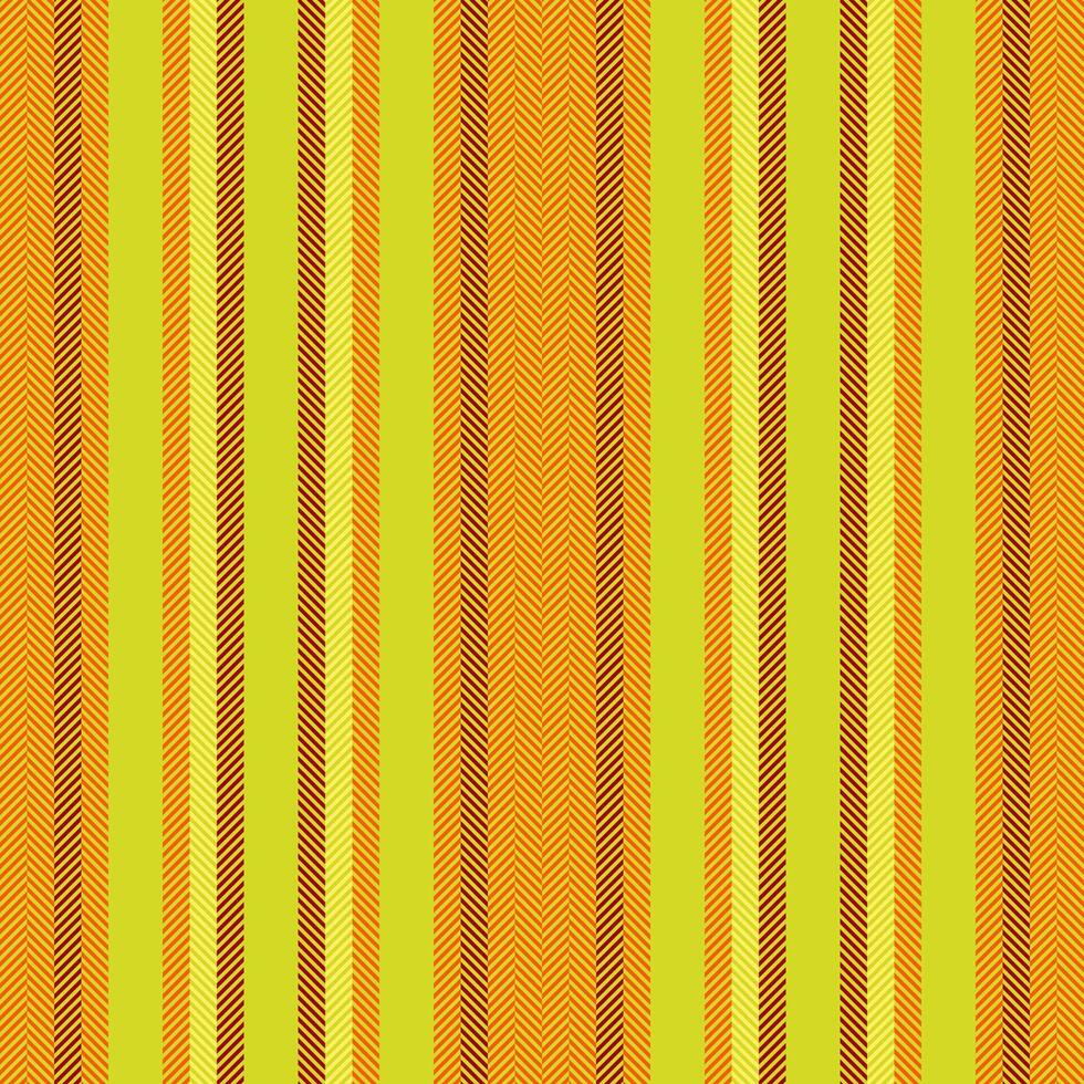 Vibrant vertical stripes pattern. Warm yellows, oranges, and browns create a cheerful, textured background. Use for fashion, textile, web design, or abstract art projects. vector