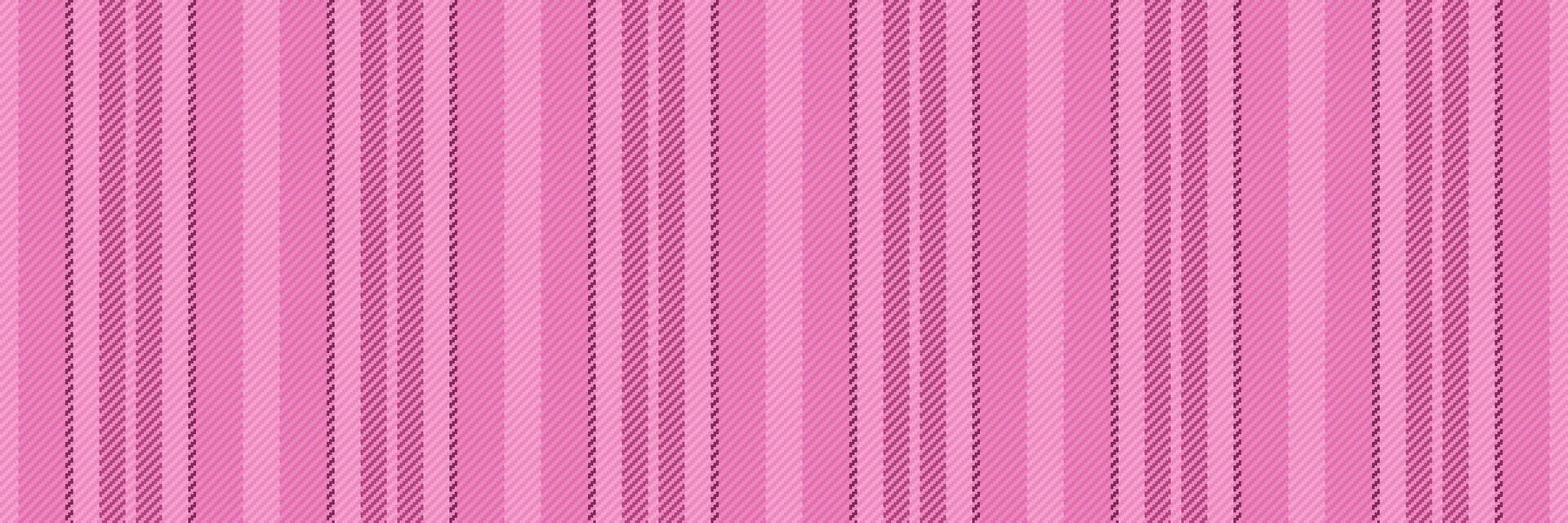 Greeting card background pattern texture, magenta vertical lines stripe. Rroup textile seamless fabric in pink color. vector
