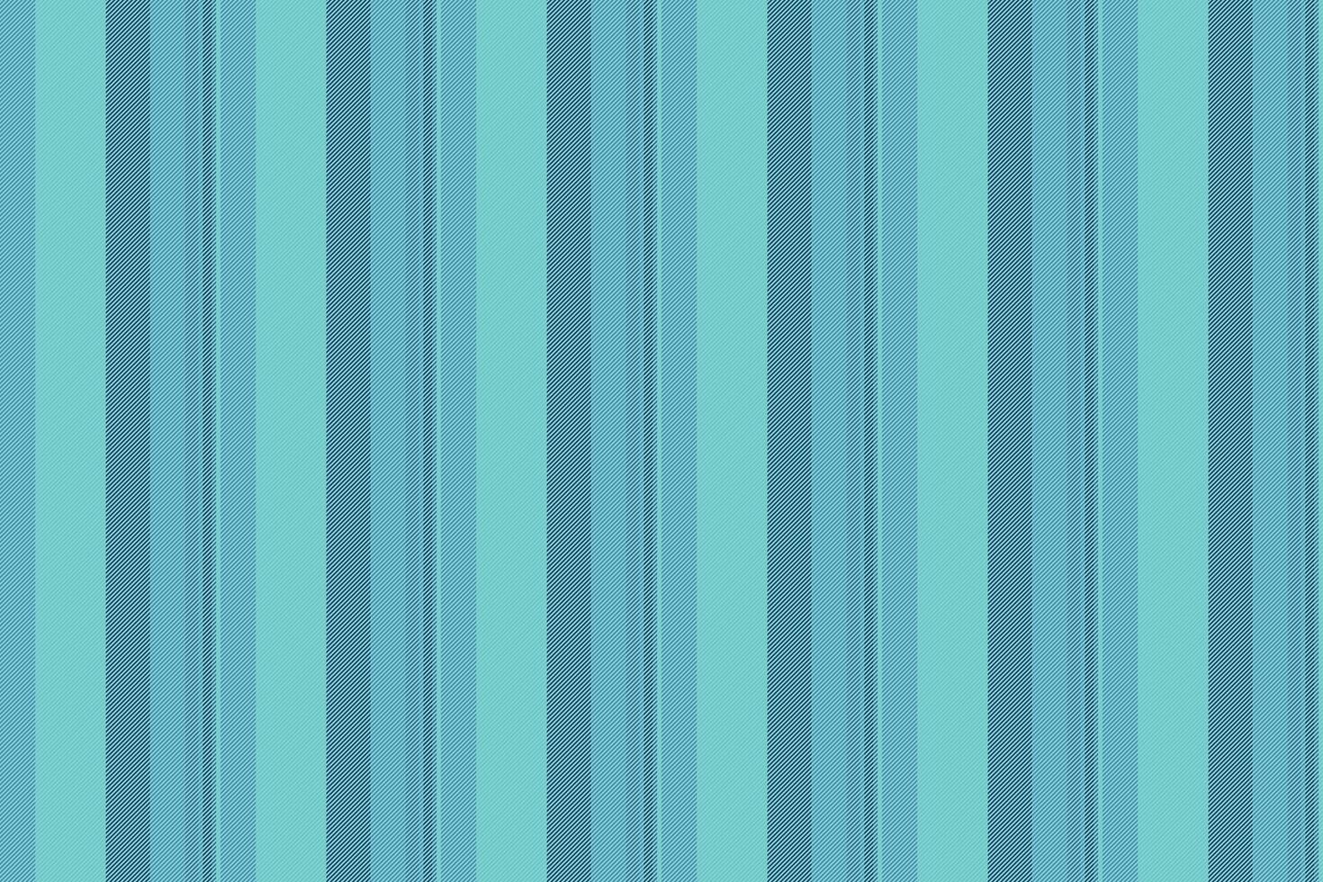 Model vertical seamless, feminine lines fabric stripe. Damask textile background texture pattern in teal and cyan colors. vector