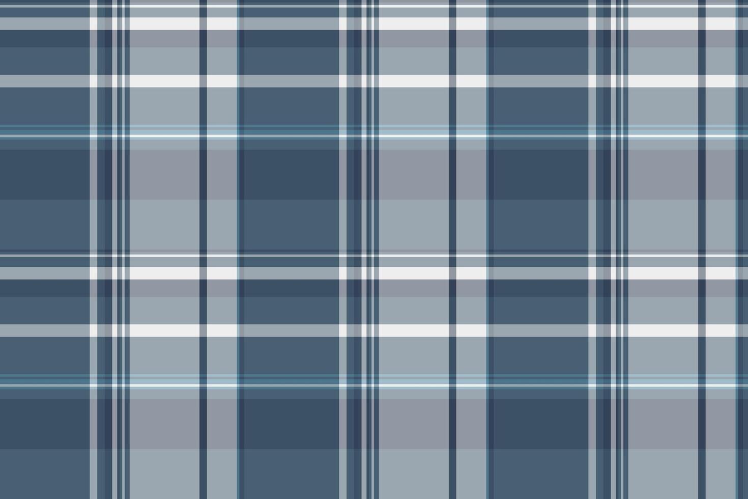 Elegant plaid pattern in muted blues and grays. Perfect for backgrounds, textiles, or adding a touch of classic style to design projects. Seamless and versatile. vector
