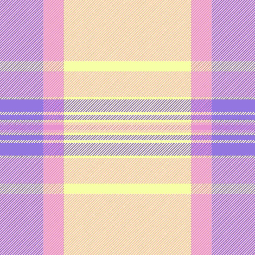 Throw background fabric plaid, man textile tartan check. Tiny seamless pattern texture in light and lime colors. vector