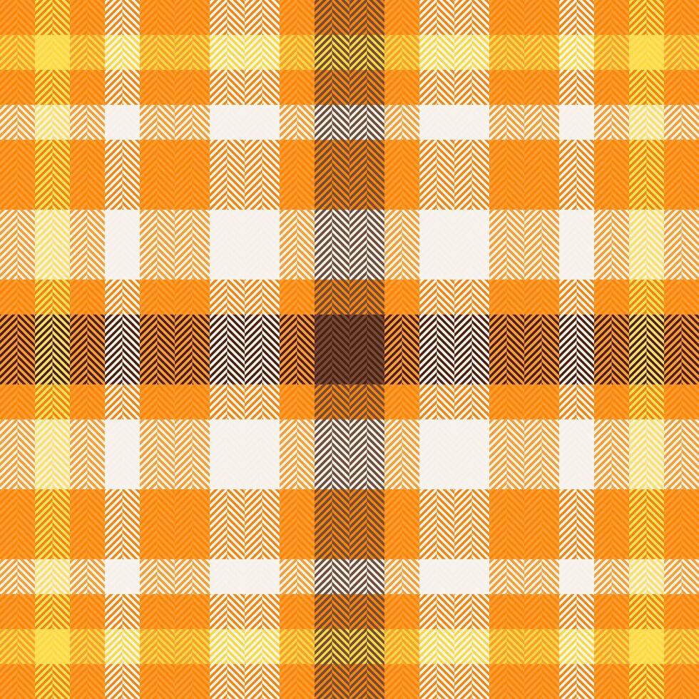 Warm, autumnal plaid pattern with herringbone texture. Cozy and inviting design. Perfect for backgrounds, textiles, and seasonal projects. vector