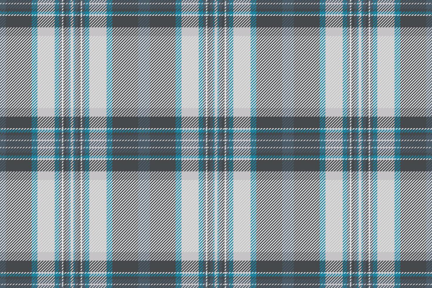 Fold plaid textile texture, podium background tartan . Fibrous seamless check pattern fabric in grey and gainsboro colors. vector