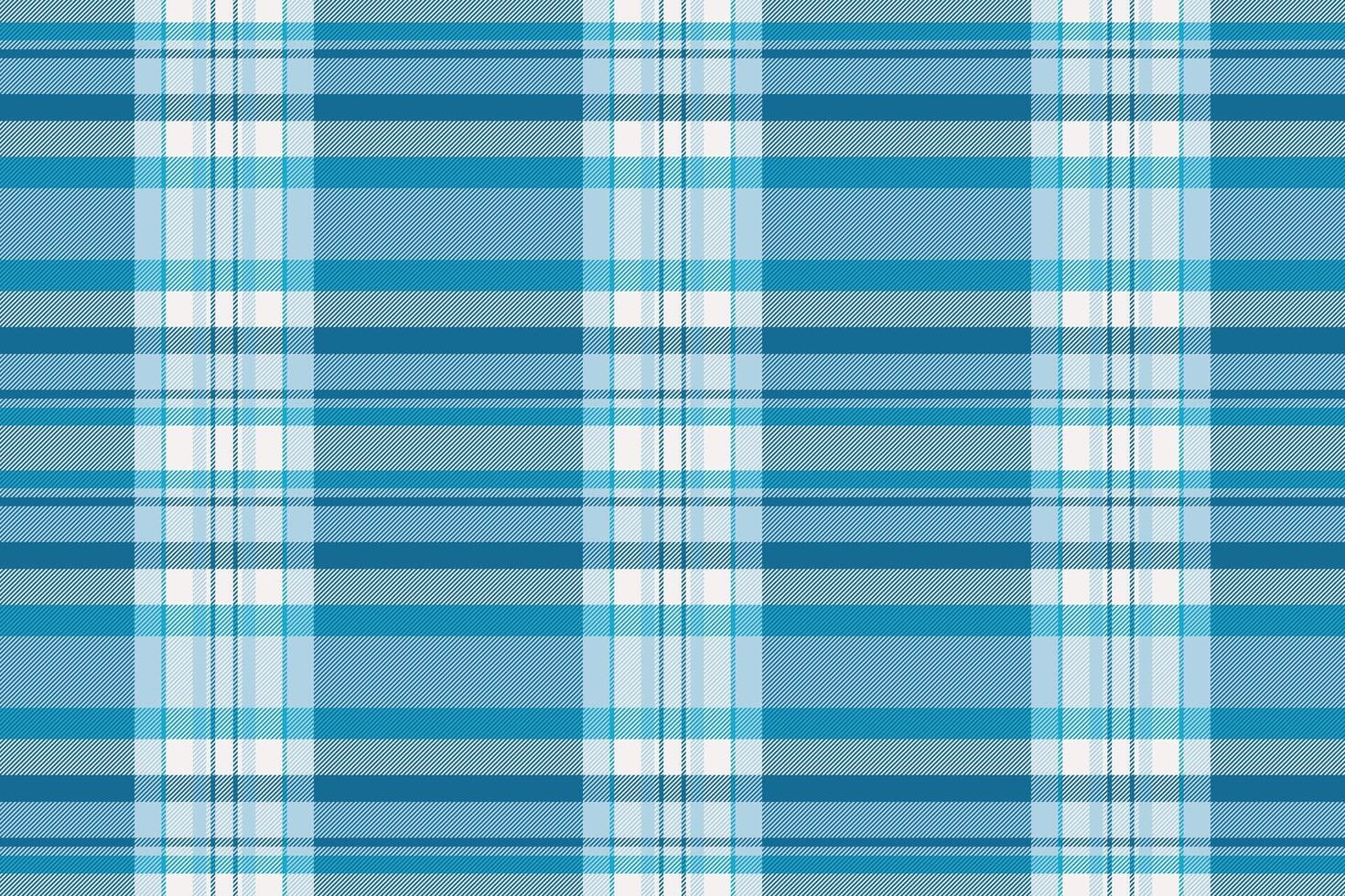 Classic plaid pattern in cool blue and white tones. Versatile for backgrounds, textiles, graphic design, and branding projects. Creates a calm, stylish atmosphere. vector