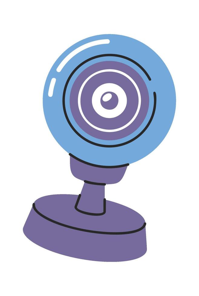 Web camera personal computer equipment vector