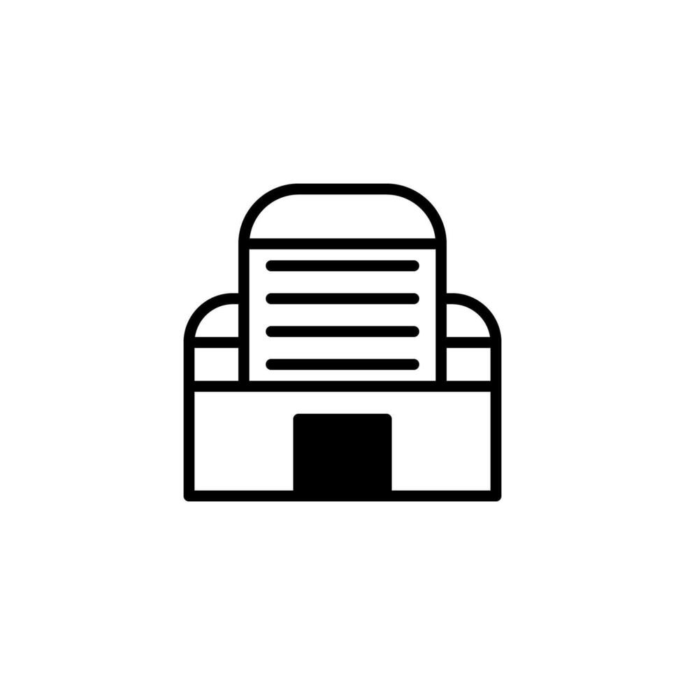 Abstract office building icon design representing corporate structure and business infrastructure vector