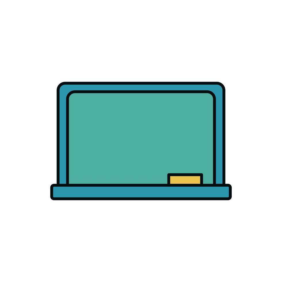 Simple Educational Board Design on White Background for Learning Concepts vector