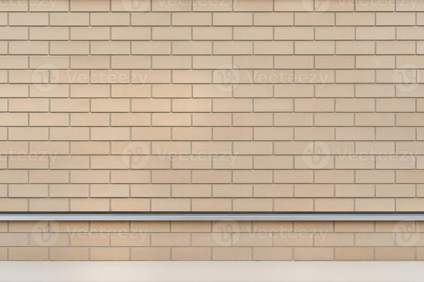 Brick Wall Display Showing Horizontal Patterned Arrangements With Natural Light Indoors Creating A Clean Background For Design Or Architectural Concepts photo