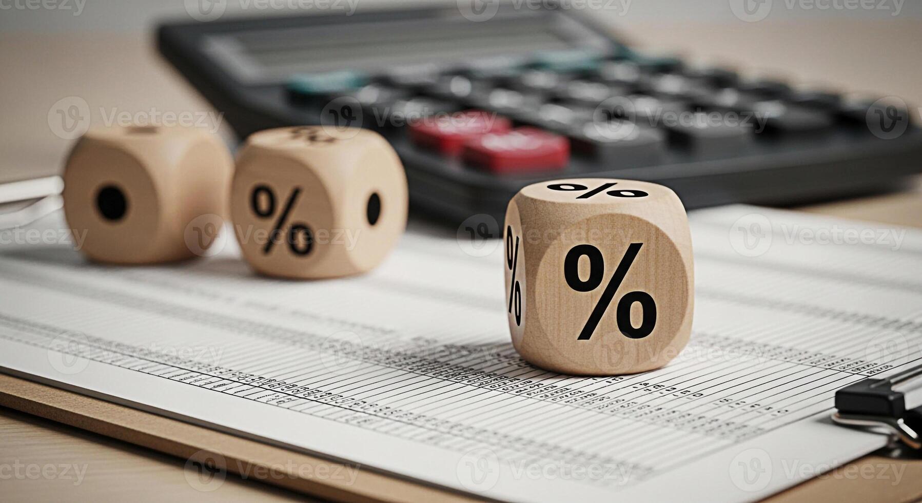 Calculator resting on a neutral surface ready for calculations symbolizing precision and financial planning in a business or educational setting conveying a sense of accuracy and attention to detail photo