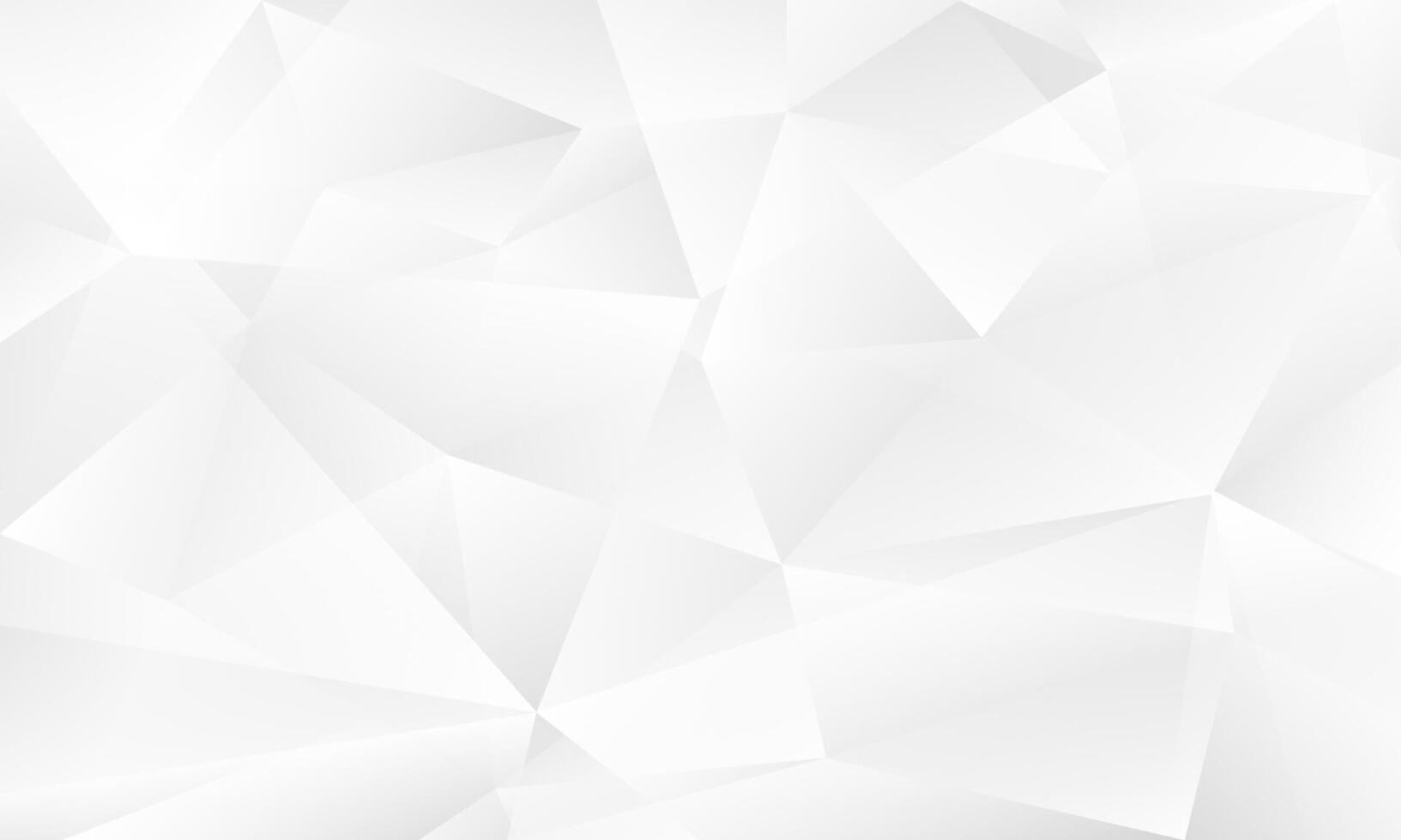 minimal white geometric low poly background with soft gradient tones and elegant abstract design vector