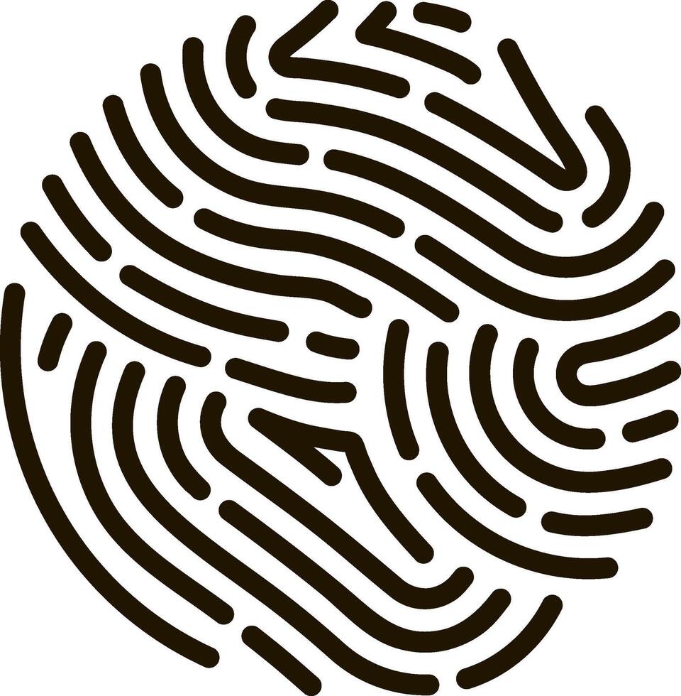Fingerprint scanning for secure identity access control vector