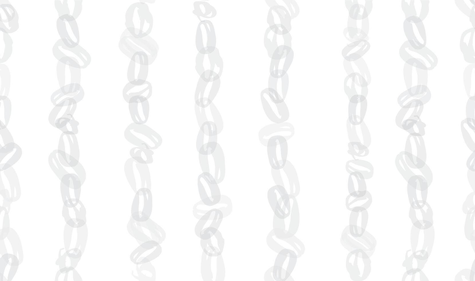 Chain vertical stripe line seamless texture. Pattern with brush strokes drawn bubbles. Stylish gentle linework white striped texture vector