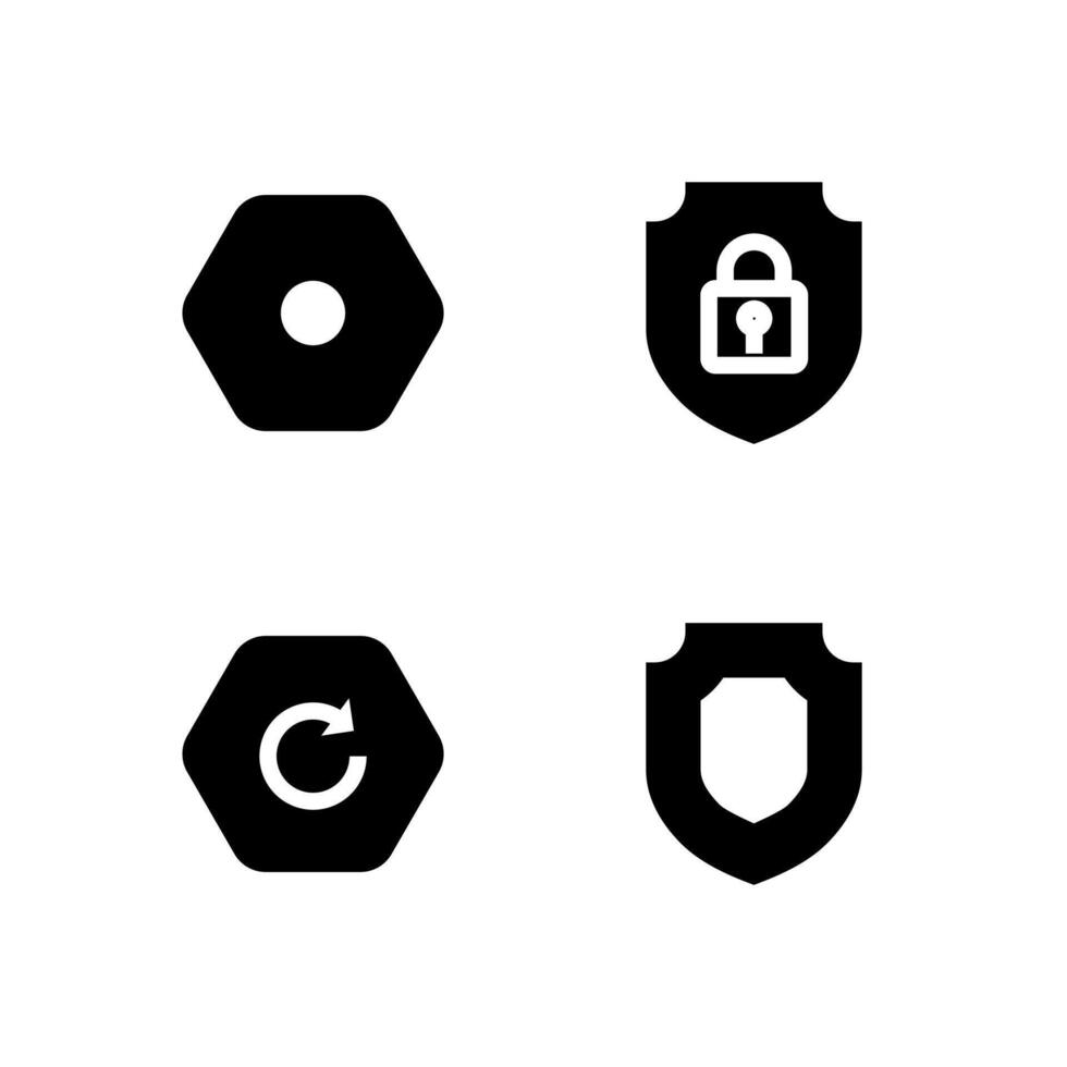 System Control Icons for Interface Design vector