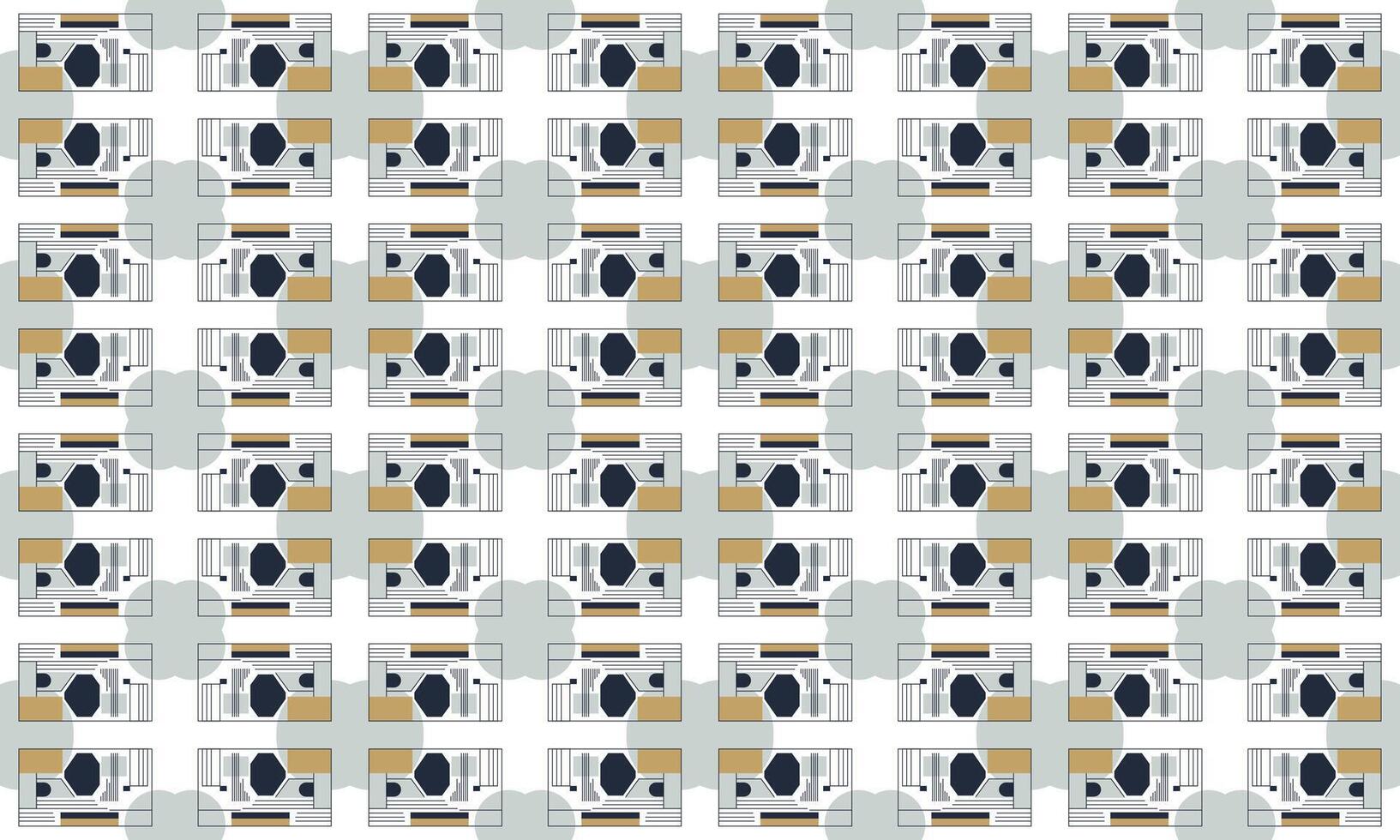 Seamless Flat Abstract Pattern for Branding and Textile Design vector