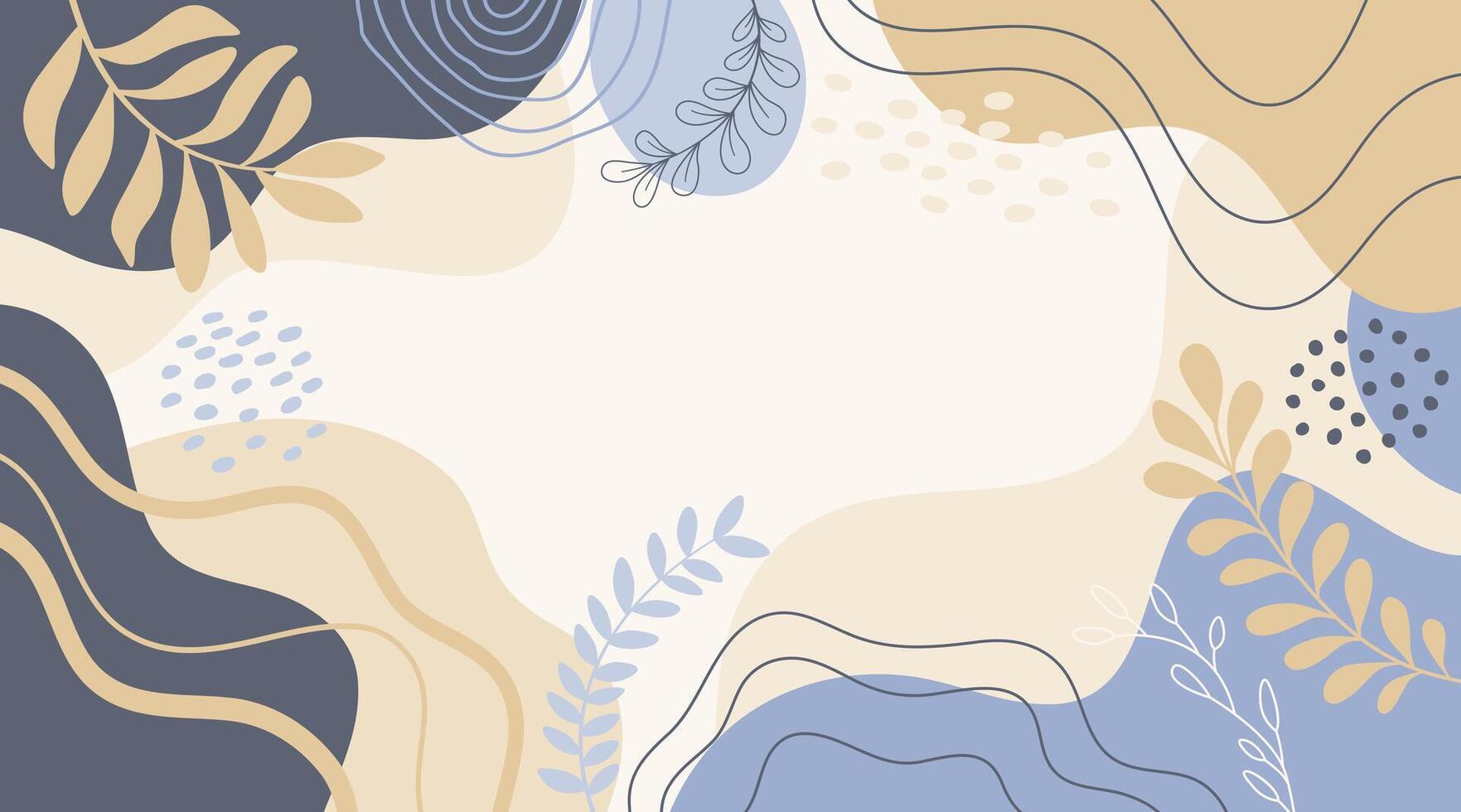 Design banner frame spring background with beautiful vector