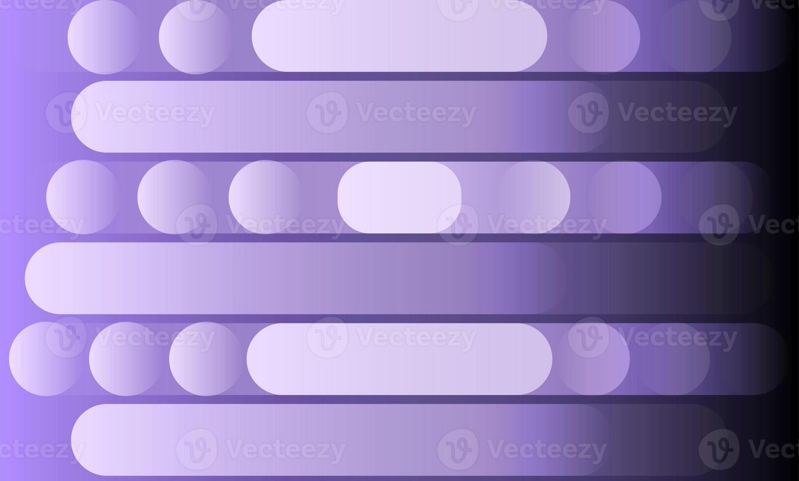 Abstract background with horizontal lines and circles with a gradient from light purple to dark purple photo