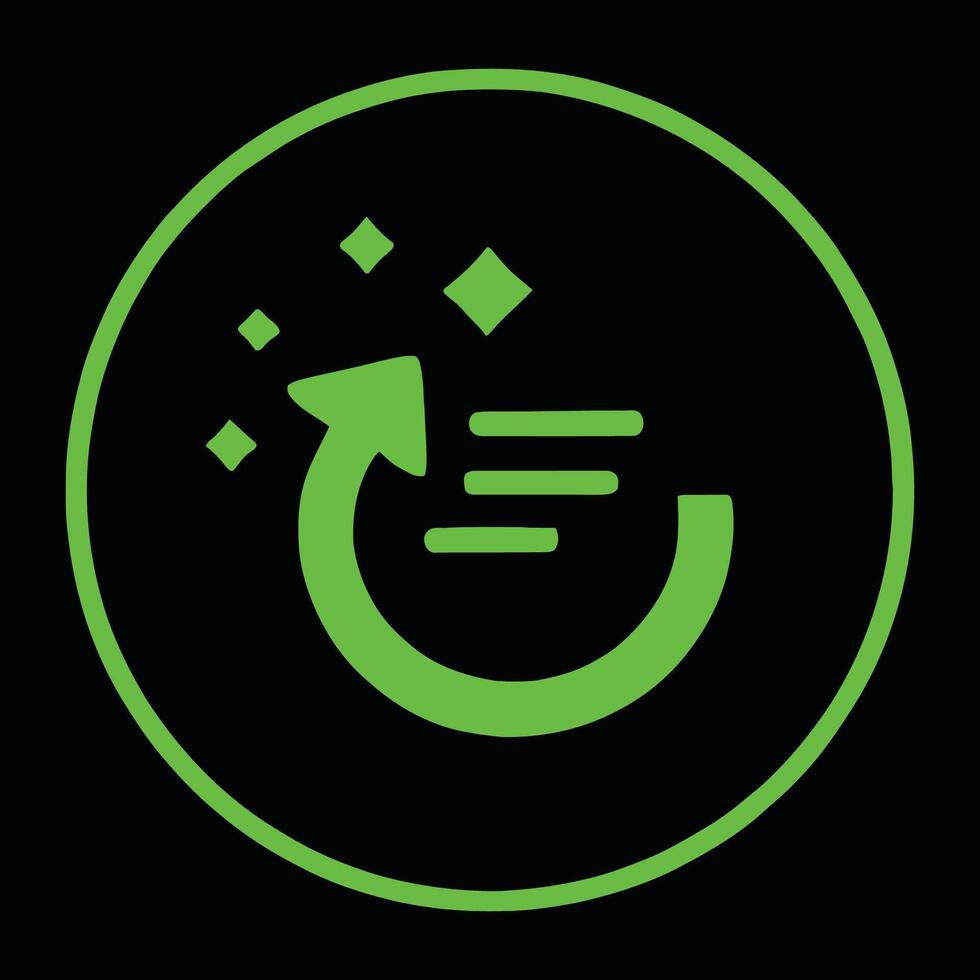 Data Synchronization Refresh Cycle Icon vector