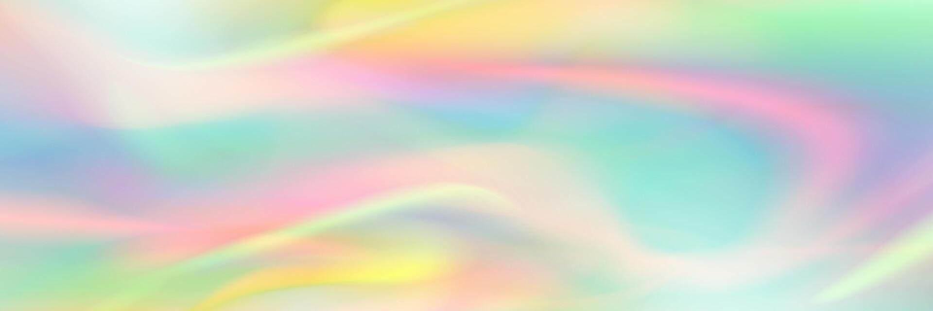 horizontal smooth pastel holographic texture design for pattern and background. vector