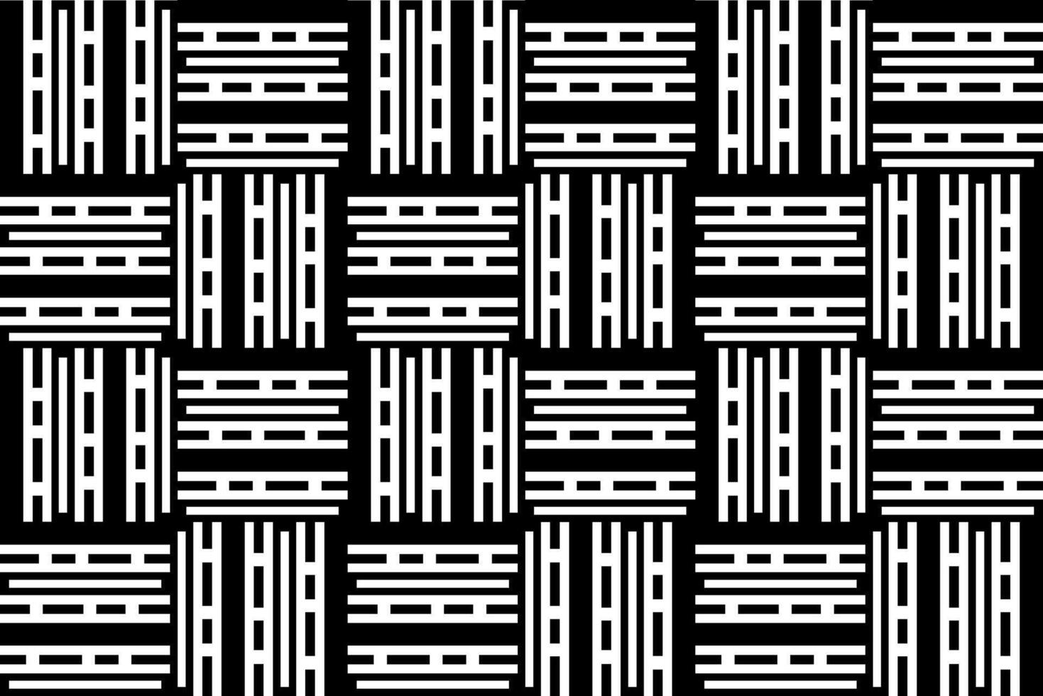 Abstract seamless line art pattern with vertical and horizontal lines. vector
