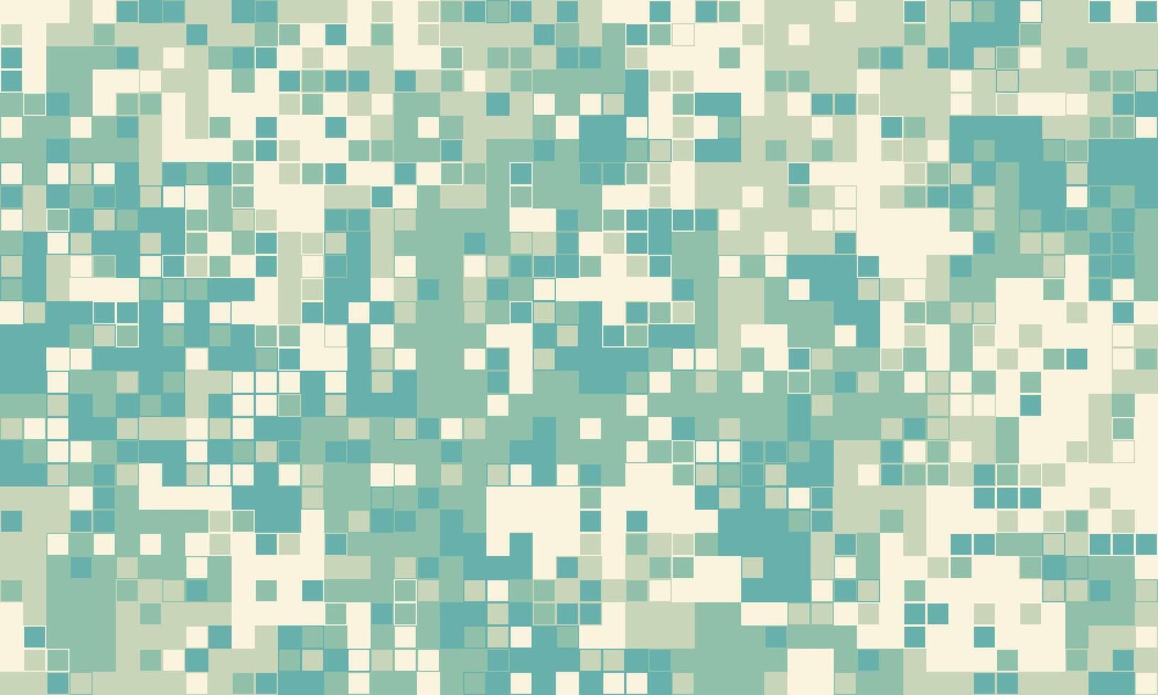 Abstract pixelated background in calming teal and beige tones. Perfect for website banners, presentations, or digital art projects. Evokes a sense of subtle movement and modern design. vector