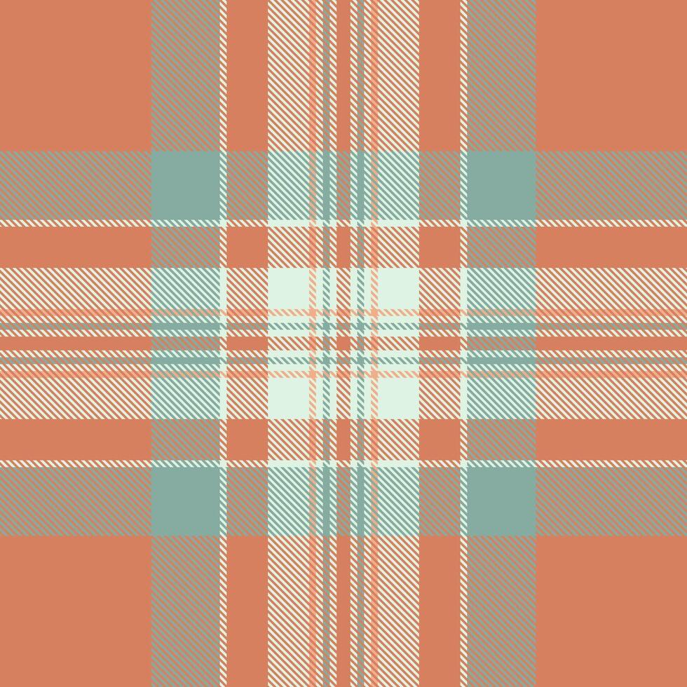 Classic plaid pattern in soft earth tones. Seamless textile design with intersecting lines, ideal for backgrounds, fabrics, and graphic projects requiring a traditional touch. vector