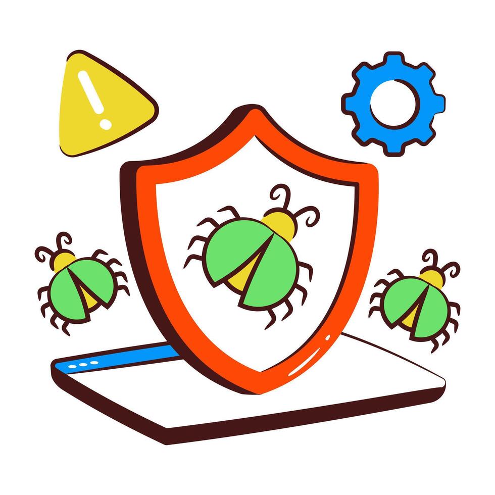 A Modern hand drawn design of error 404 vector