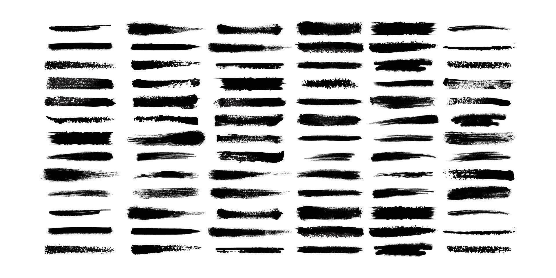 Brush strokes . Set of text boxes. Paintbrush collection. Brush strokes. paintbrush set. Grunge design element. Set of Brush strokes text box. vector