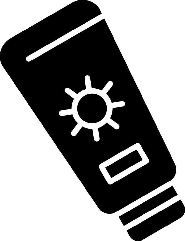 Sun Block App Focused Design vector
