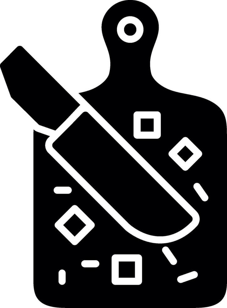 Chopping Board Abstract UI Visual vector