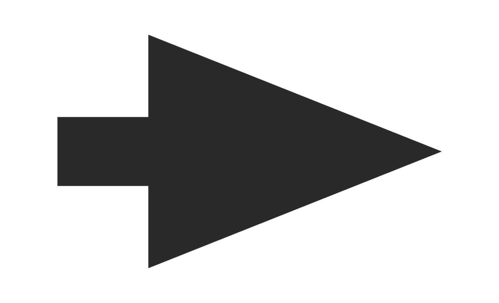 Classic computer interface cursor design vector