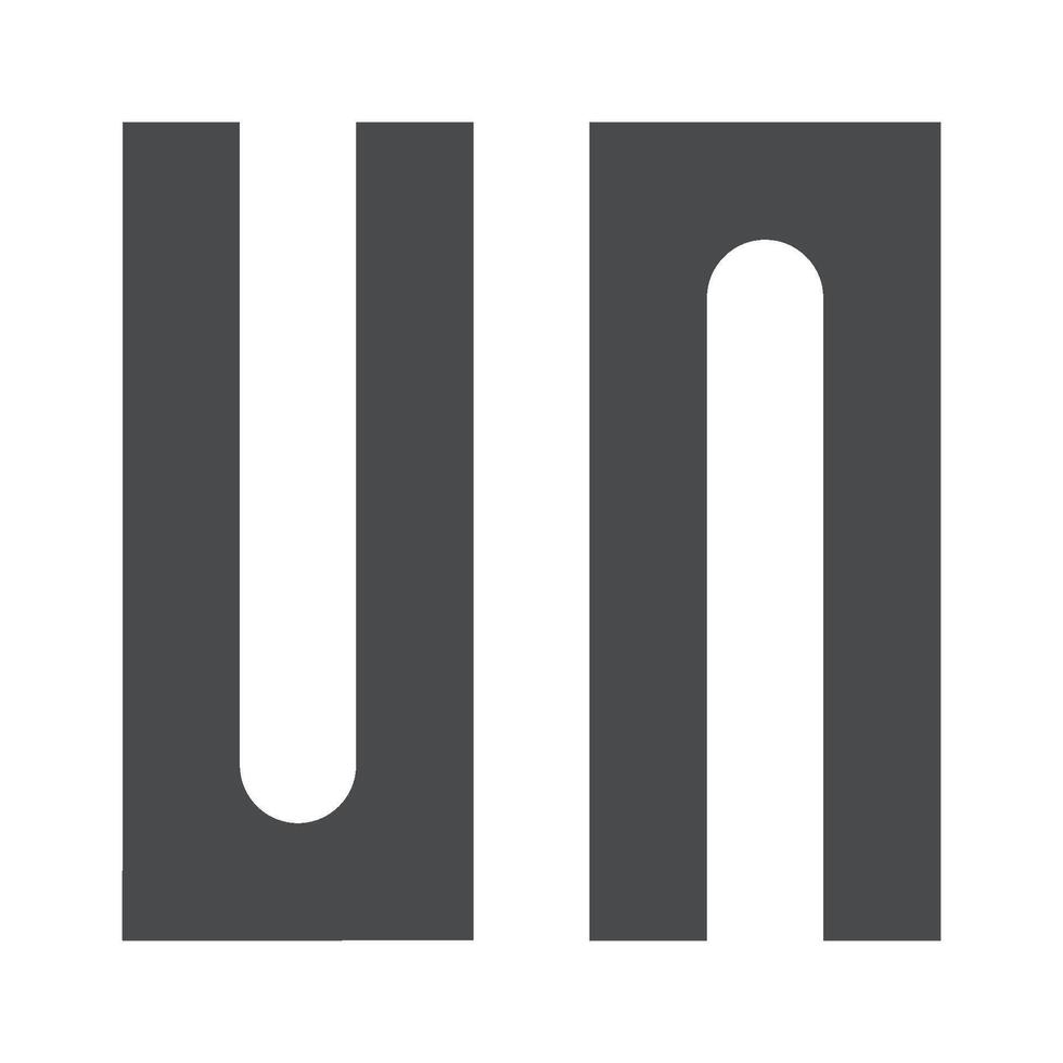 Geometric shapes simple double element vector