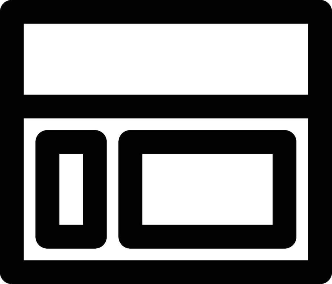 Web Interface, Website, WWW Outline Icon vector