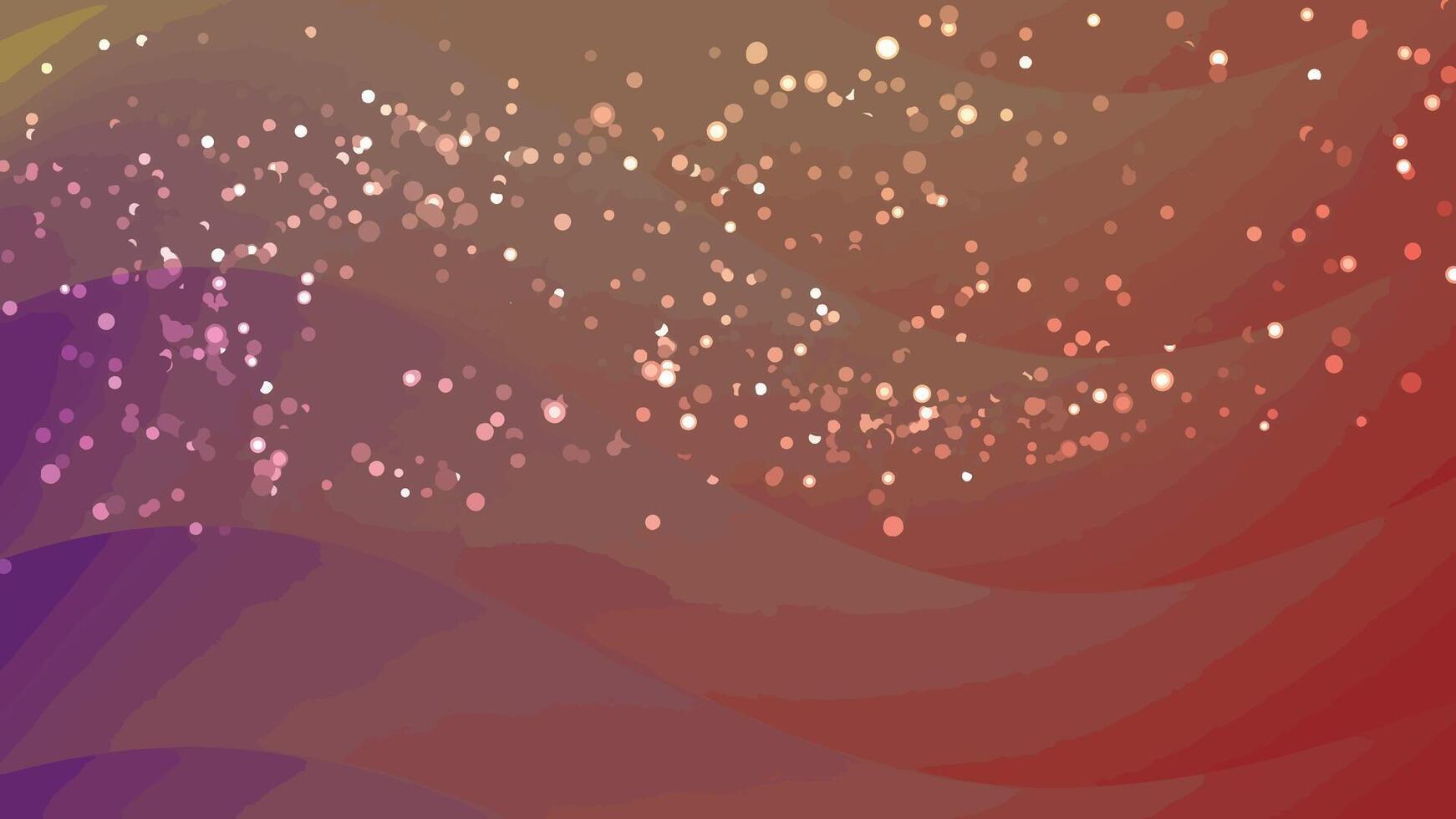 Abstract flowing background with sparkling particles and elegant waving shapes animation, Abstracts Twirls Particles, royalty stock. vector