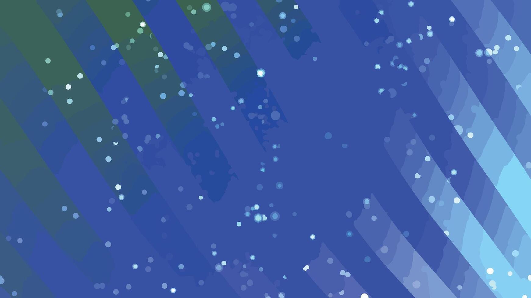 Abstract blue background with diagonal lines and bokeh lights moving across the screen, Abstracts Twirls Particles, Stock royalty. vector