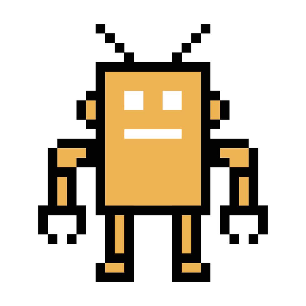 Cute cartoon engineer ai robotics robots machine bot decoration. vector