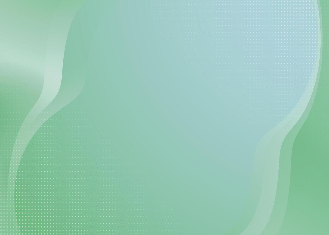 Soft green Background wave with geometry shape or soft backdrop wallpaper for flyer banner and presentation slide vector