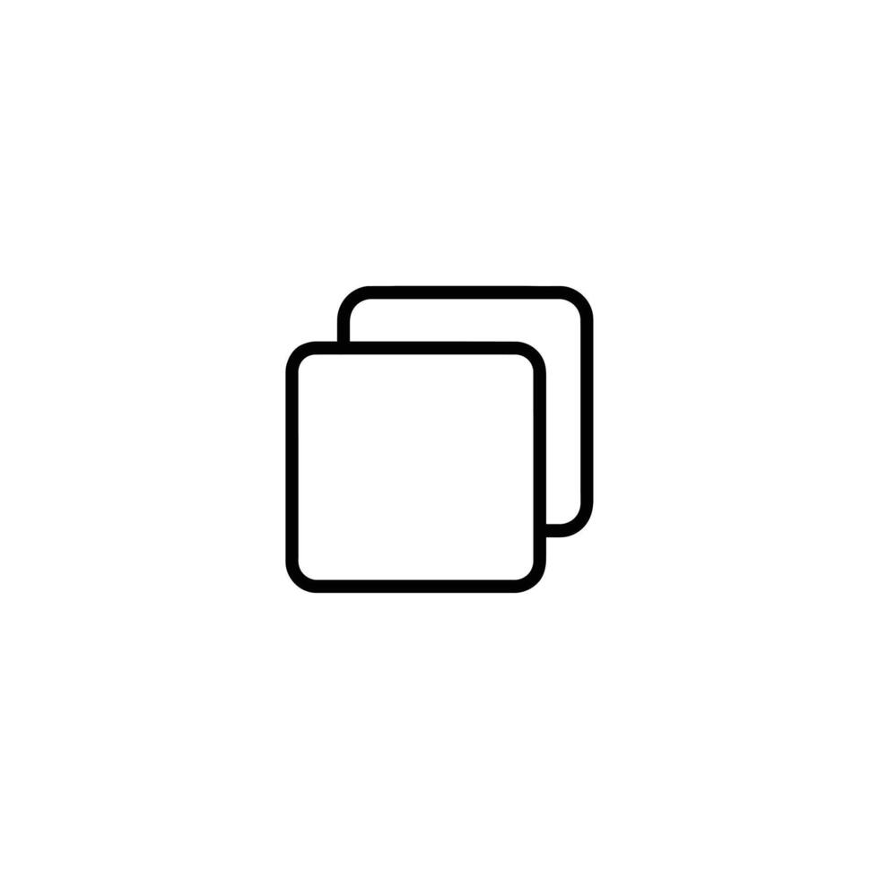Copy Or Duplicate Files Symbol vector