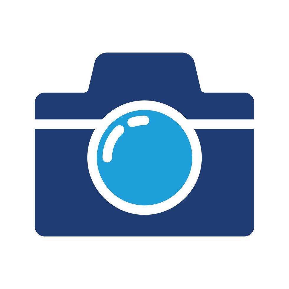 camera colored icon design good for web or mobile app vector