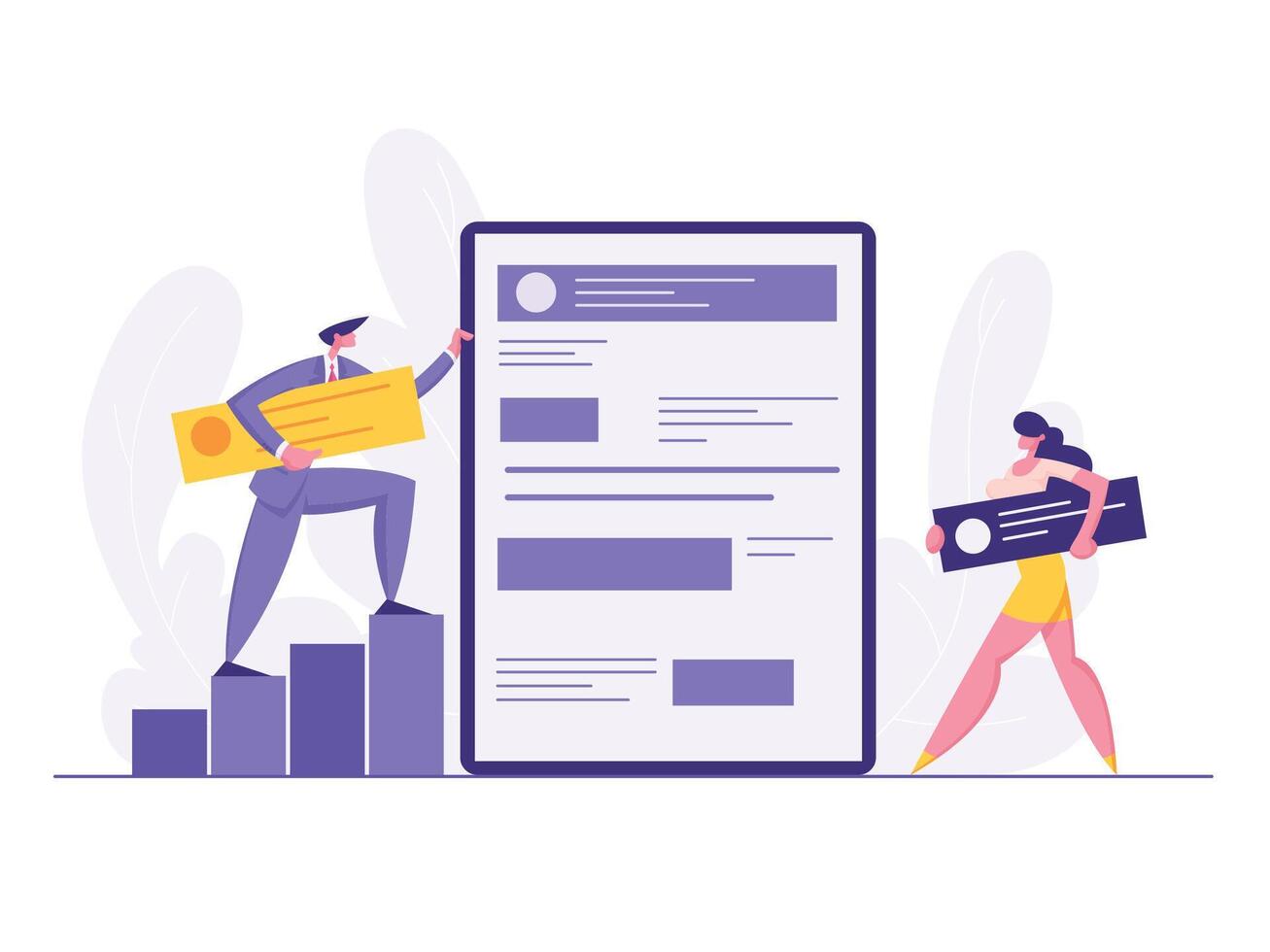 web software desarrollo concepto vector